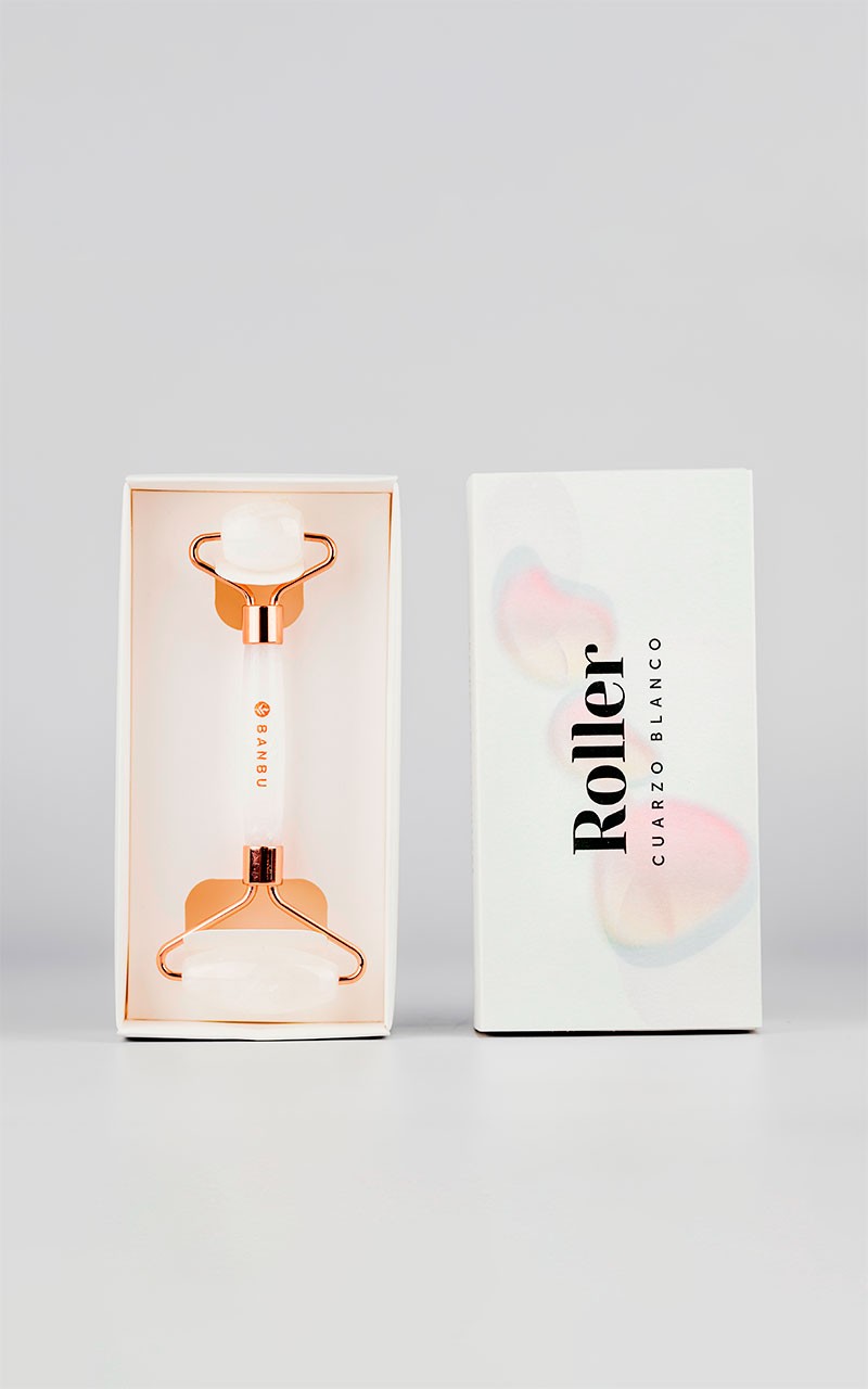 Roller Cuarzo Blanco/Banbu